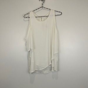 NWT lush women’s large white dressy shirt